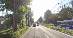 東京都国分寺市_2車線道路